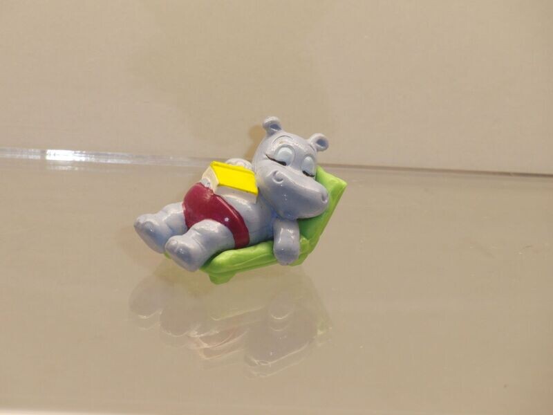 Die Happy Hippos auf dem Traumschiff 1992: Träumer Tommy, Liege unbemalt (nur grün)