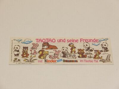 Tao Tao und seine Freunde 1984