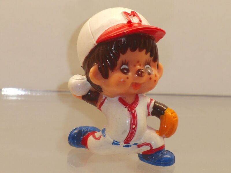Monchhichi: Sekiguchi 1979: als Baseballwerfer Monchhichi: Sekiguchi 1979: als Baseballwerfer
