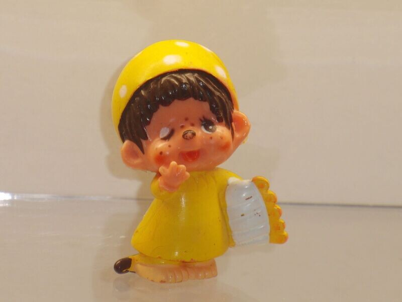 Monchhichi: Sekiguchi 1979: Junge mit Kissen Monchhichi: Sekiguchi 1979: Junge mit Kissen
