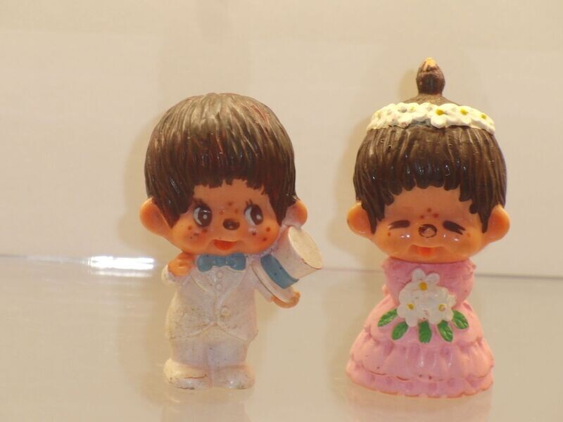 Monchhichi: Sekiguchi 1979: Brautpaar Monchhichi: Sekiguchi 1979: Brautpaar