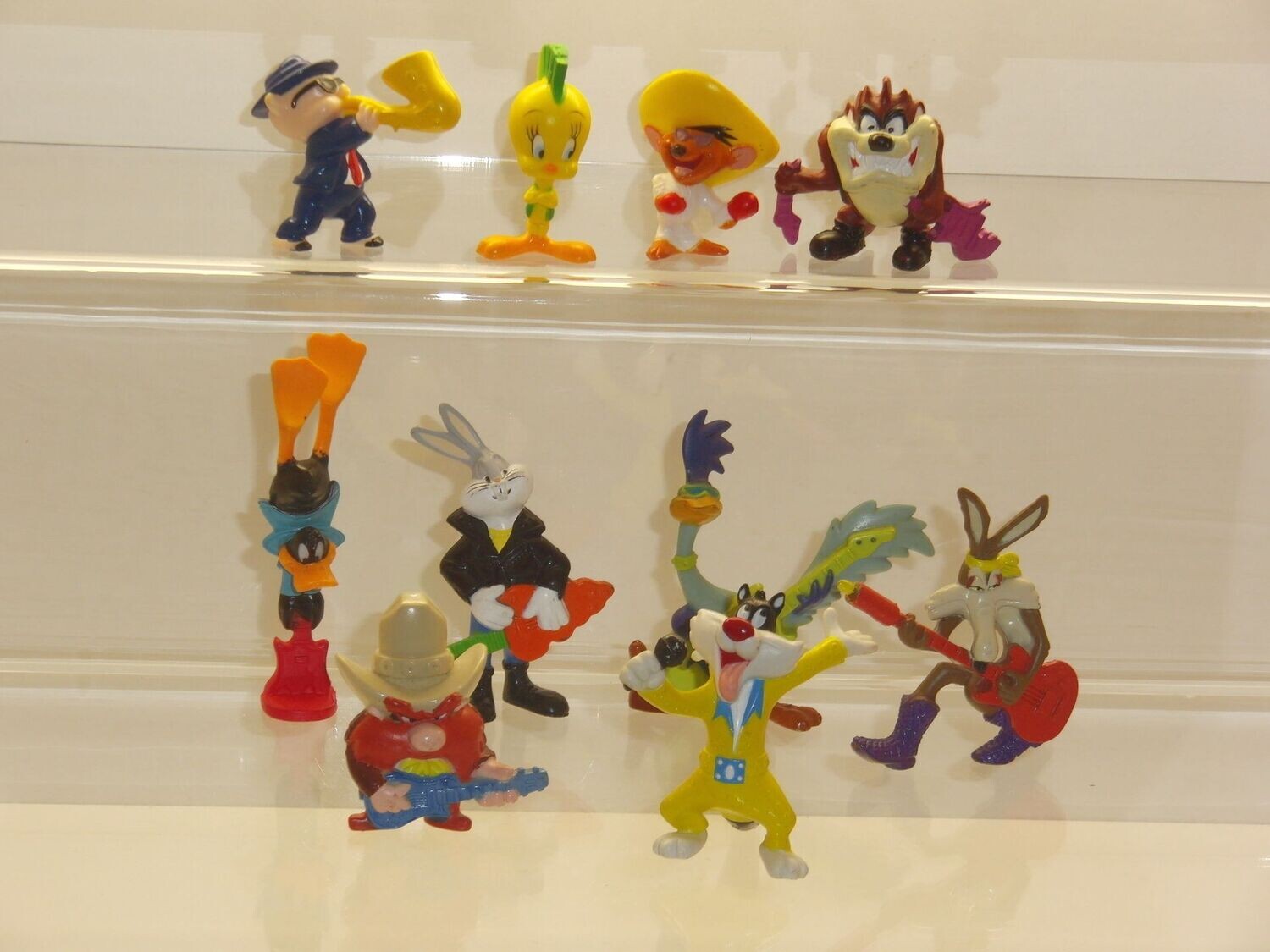 Bugs Bunny  & Co.: 90er Jahre: Rockband: kompletter Satz mit 10 Figuren