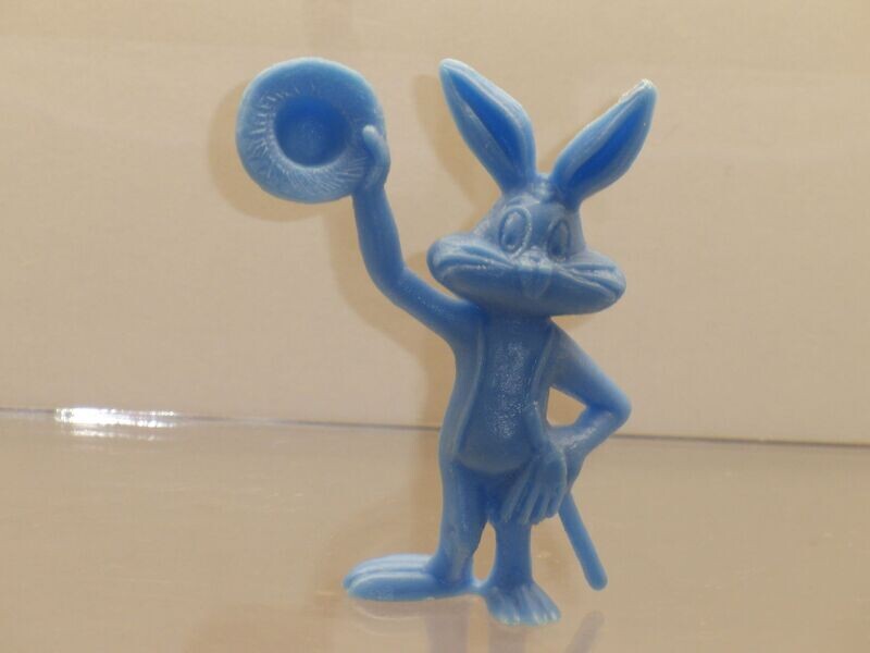 Bugs Bunny & Co.: ca. 80er Jahre: Bugs Bunny mit Hut einfarbig Bugs Bunny & Co.: ca. 80er Jahre: Bugs Bunny mit Hut einfarbig