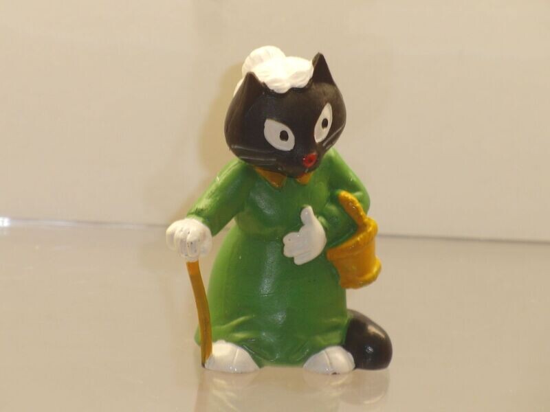 Haribo Katinchen: Schleich 80er Jahre: Katze als Großmutter mit Stock Haribo Katinchen: Schleich 80er Jahre: Katze als Großmutter mit Stock