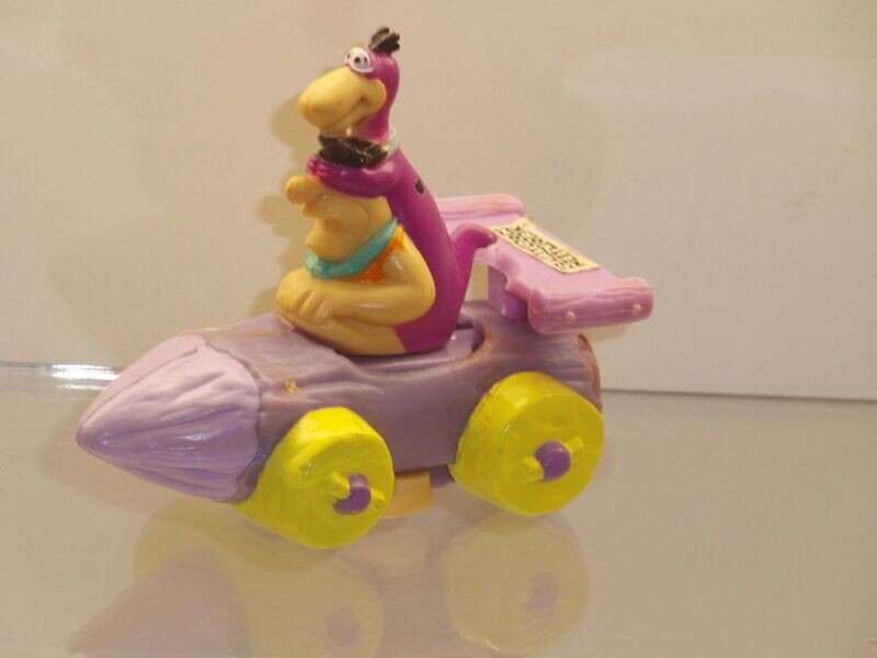 Familie Feuerstein: Burger King 90er Jahre: Fred und Dino im Rennauto (Rückzugmotor) Familie Feuerstein: Burger King 90er Jahre: Fred und Dino im Rennauto (Rückzugmotor)