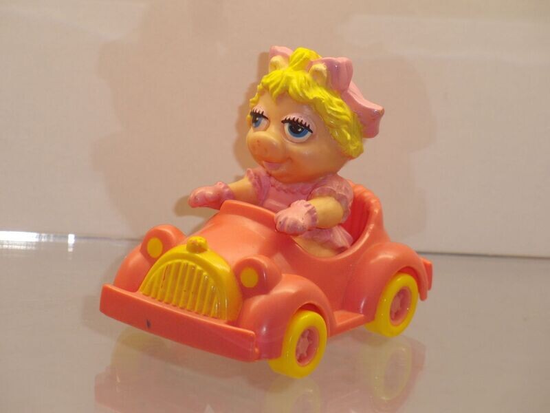 Muppet Babies: Mc Donald's 1986: Baby Piggy im Auto Muppet Babies: Mc Donald's 1986: Baby Piggy im Auto