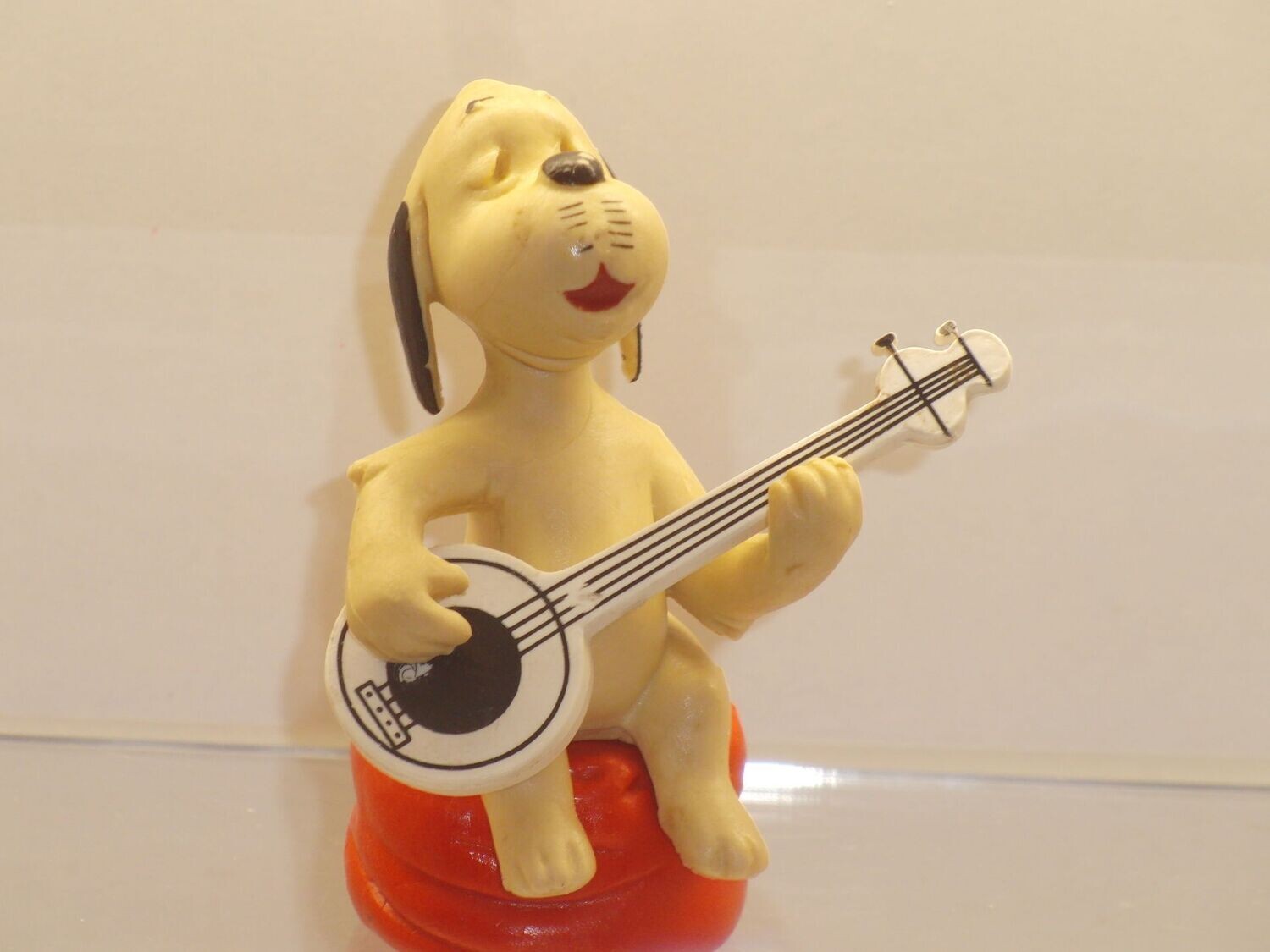Werbefiguren: Loriot's Wum und Wendelin: Schleich 80er Jahre: Wum mit Mandoline