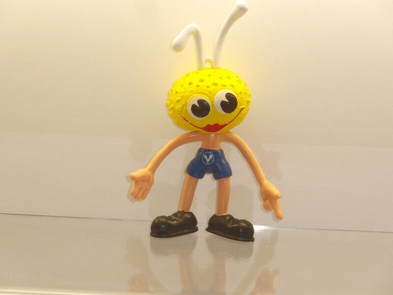 Werbefiguren: Bully 1991: Volksbank: Pfiffikus (Biegefigur)