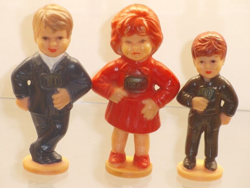 Werbefiguren: Eduscho: ca. 70er Jahre: komplette EDUSCHO Familie = 3 Figuren Werbefiguren: Eduscho: ca. 70er Jahre: komplette EDUSCHO Familie = 3 Figuren