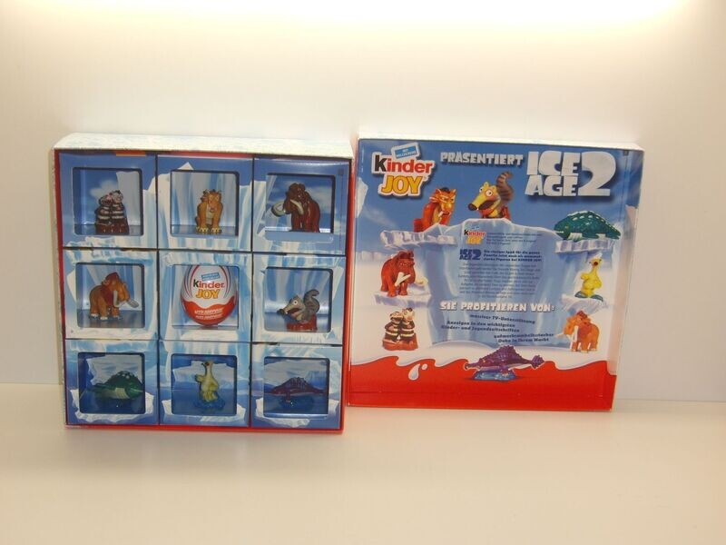 Ice Age 2: Jetzt tauts: Ferrero Kinder-Joy Diorama mit 8 Figuren Ice Age 2: Jetzt tauts: Ferrero Kinder-Joy Diorama mit 8 Figuren