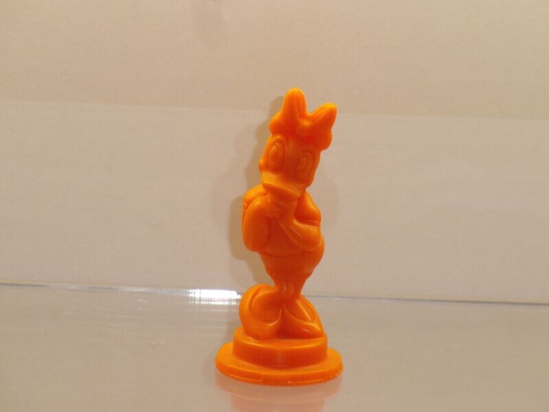 Disney Daisy Duck: ca. 80er Jahre: einfarbig: Daisy orange Disney Daisy Duck: ca. 80er Jahre: einfarbig: Daisy orange