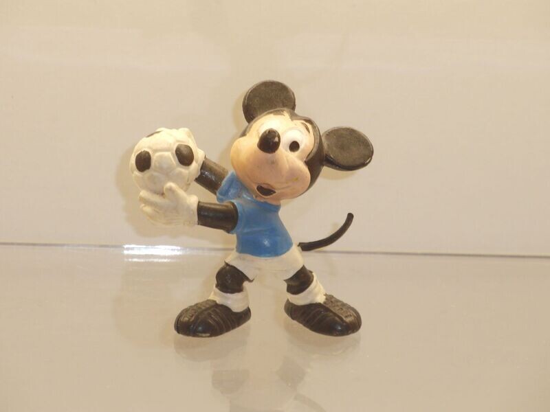 Disney: Micky Maus: Bully 80er Jahre: Micky als Torwart Hemd blau Disney: Micky Maus: Bully 80er Jahre: Micky als Torwart Hemd blau