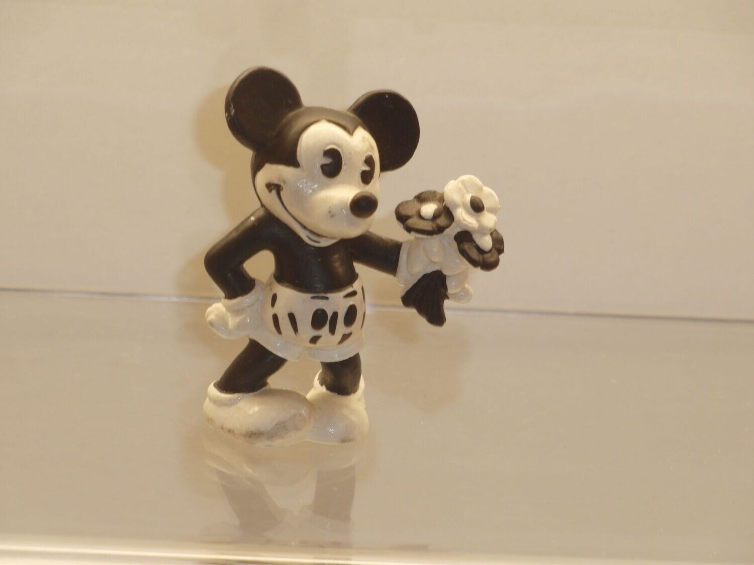 Disney: Micky Maus: Bully 80er Jahre:  Micky "charming" schwarz/weiß