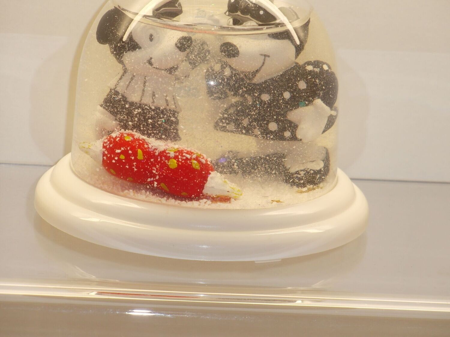 Disney: Micky Maus: Maia + Borges 1982 / Koziol: Schneekugel mit Micky und Minnie