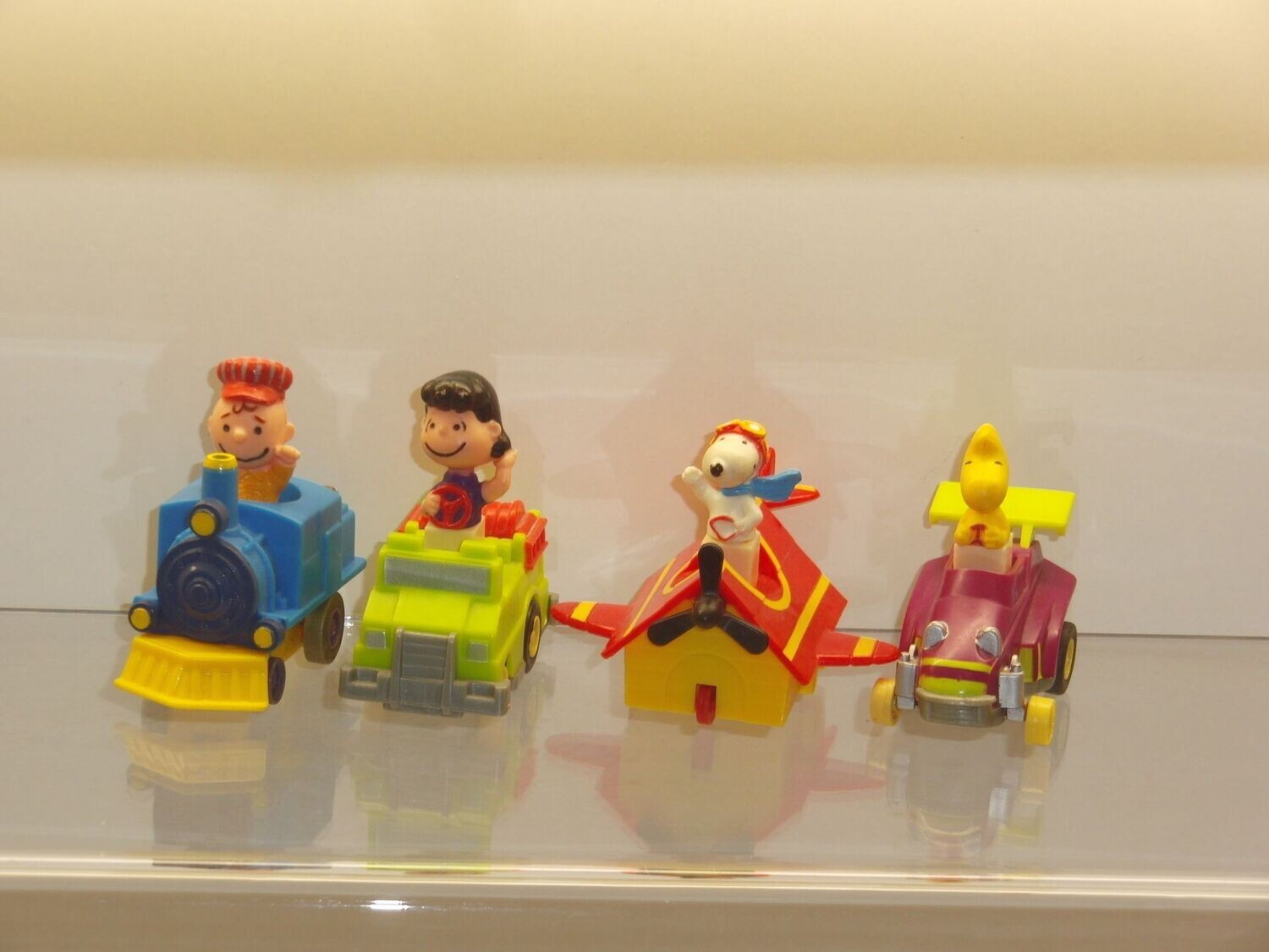 Snoopy/Peanuts: Mc Donald's 90er Jahre: kompletter Satz mit 4 Figuren