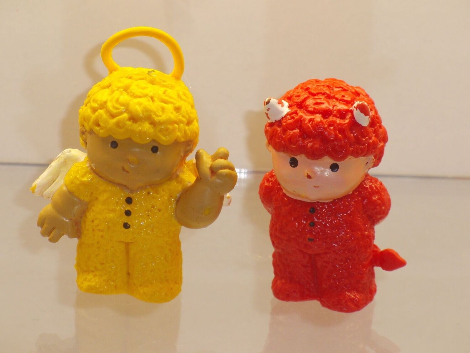 Werbefiguren: Hörzu 1980: Engelchen und Teufelchen (ohne Schlüsselkette