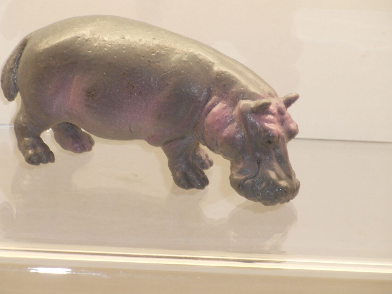 Schleich: 14035 Flußpferd Kuh (grau-lila)
