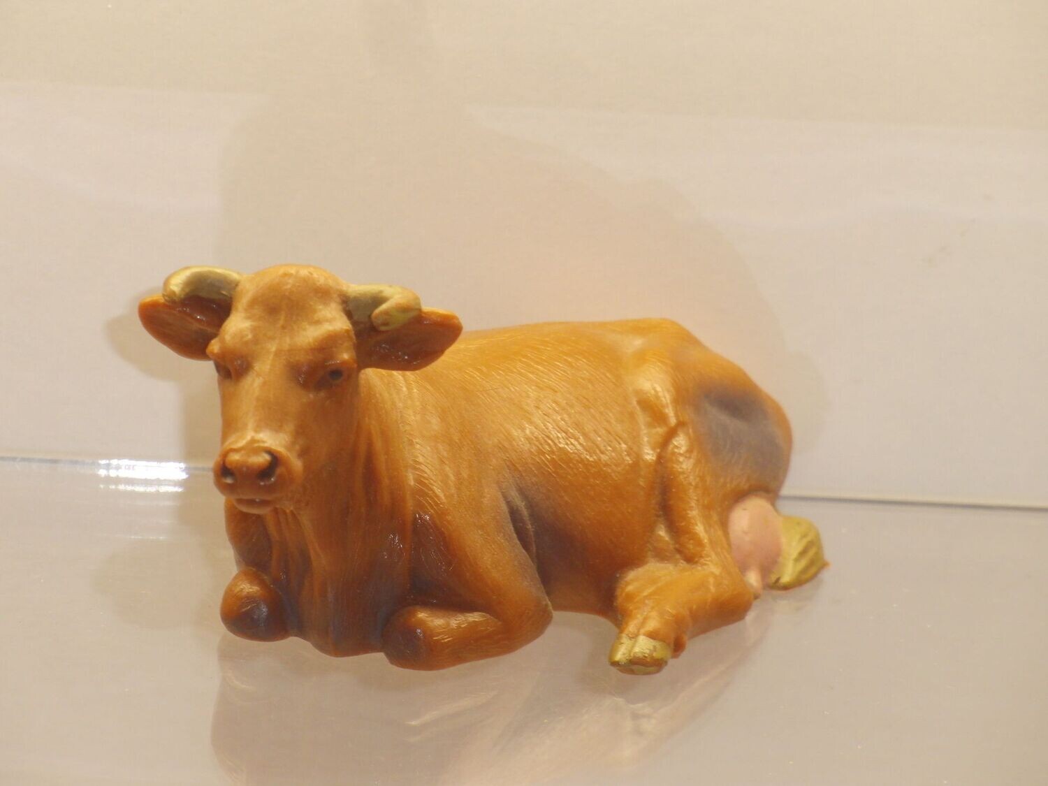 Schleich: 13201 Kuh braun liegend