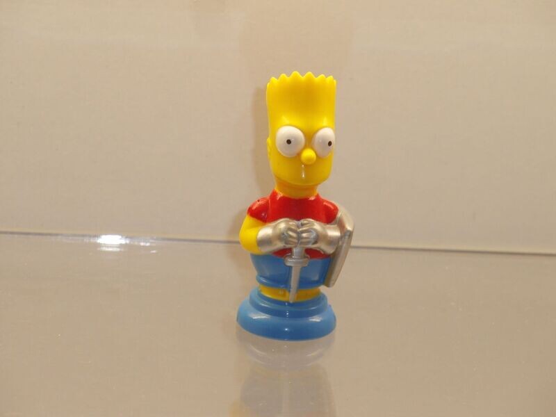 The Simpsons: ca. 2001: Schachfiguren: Bart