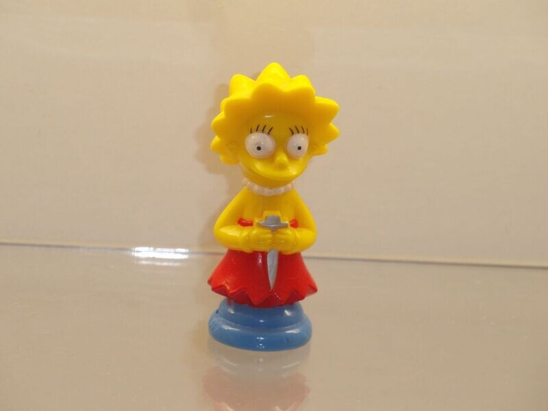 The Simpsons: ca. 2001: Schachfiguren: Lisa The Simpsons: ca. 2001: Schachfiguren: Lisa