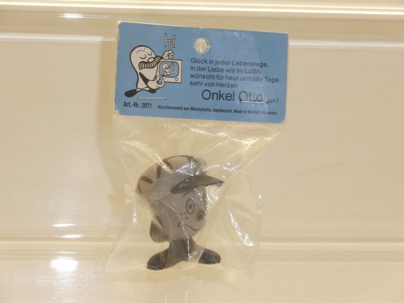 Werbefiguren: HR-Fernsehen: Onkel Otto: Schleich 80er Jahre: Onkel Otto junior in Verpackung