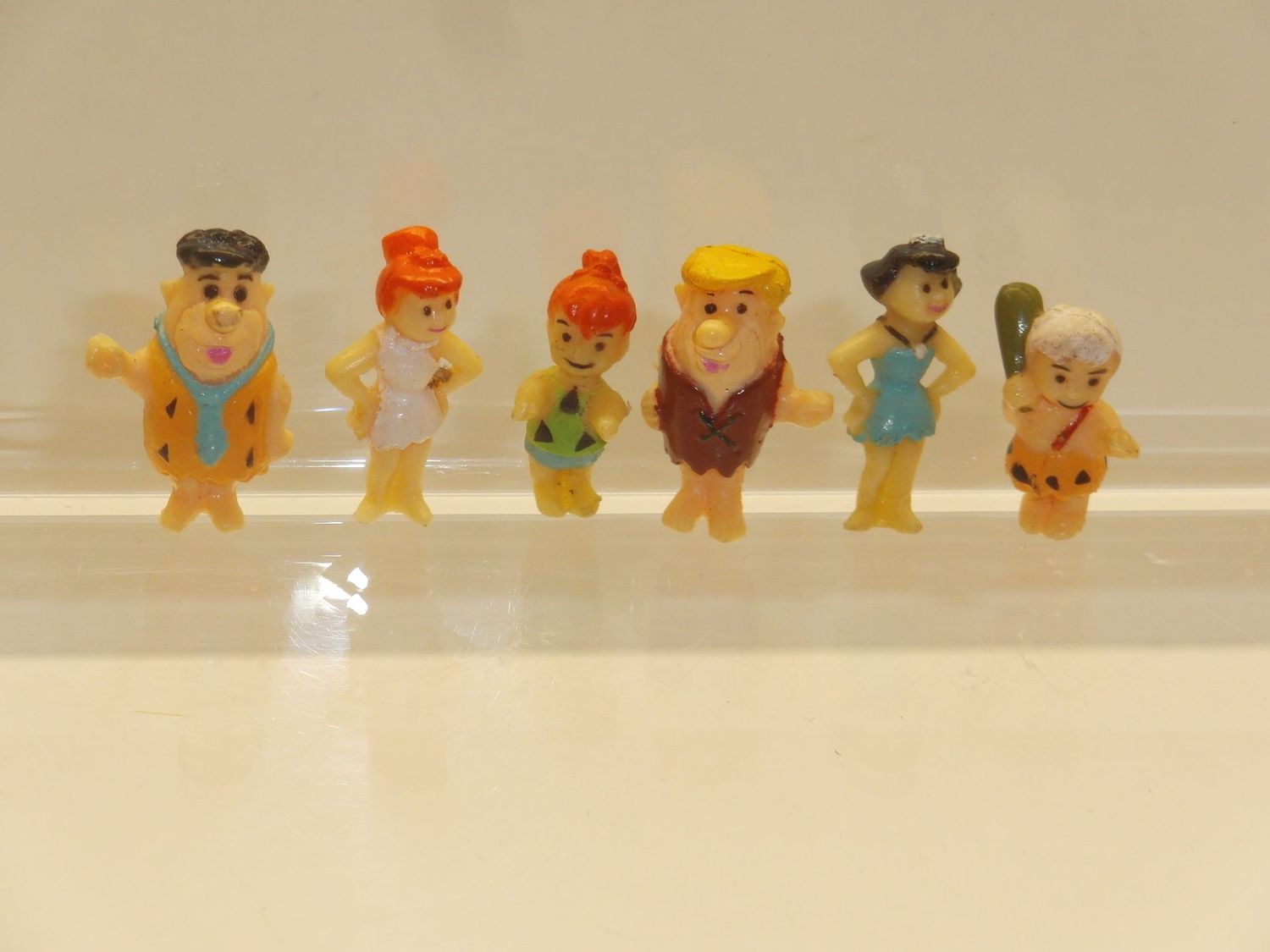 Familie Feuerstein: 90er/2000er Jahre: 6 verschiedene Mini-Figuren im Set