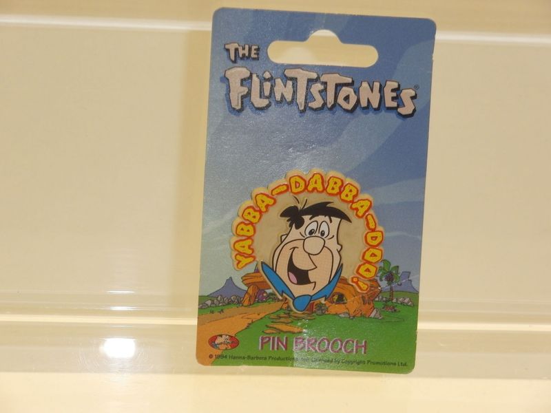 Familie Feuerstein: 1994: Pins: Fred (Kopf) auf Karte Familie Feuerstein: 1994: Pins: Fred (Kopf) auf Karte