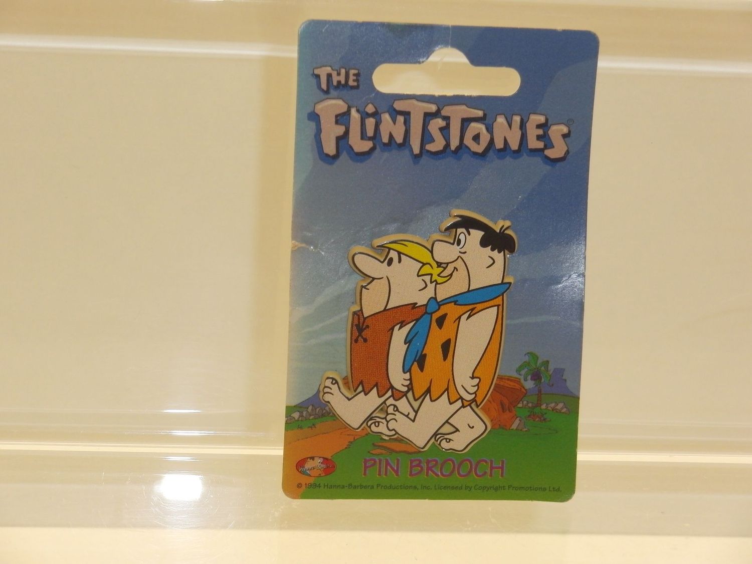 Familie Feuerstein: 1994: Pins: Fred und Barney auf Karte