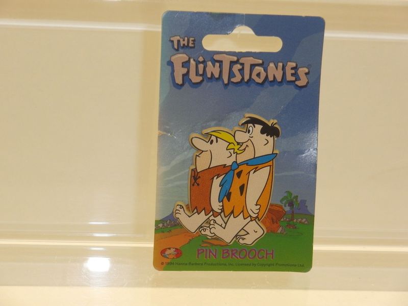 Familie Feuerstein: 1994: Pins: Fred und Barney auf Karte Familie Feuerstein: 1994: Pins: Fred und Barney auf Karte