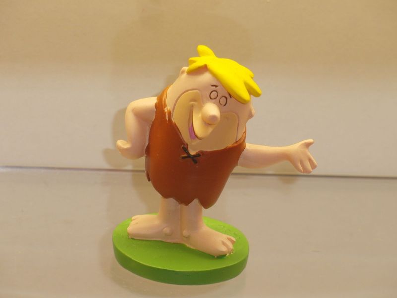 Familie Feuerstein: Retro-Serie aus Kunststein: Barney, linke Hand gehoben Familie Feuerstein: Retro-Serie aus Kunststein: Barney, linke Hand gehoben