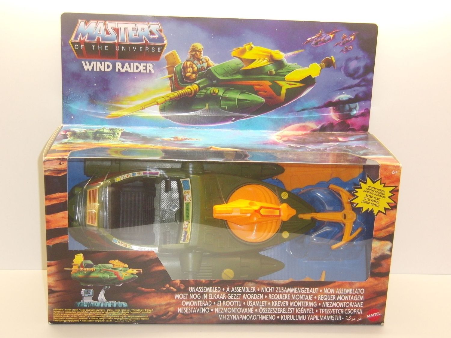 Motu Origins: Mattel 2021: Wind Raider in Verpackung