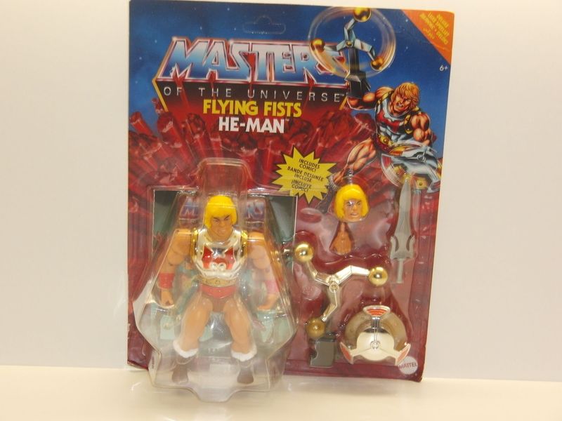 Motu Origins: Mattel 2021: Flying Fists He-Man in Verpackung Motu Origins: Mattel 2021: Flying Fists He-Man in Verpackung