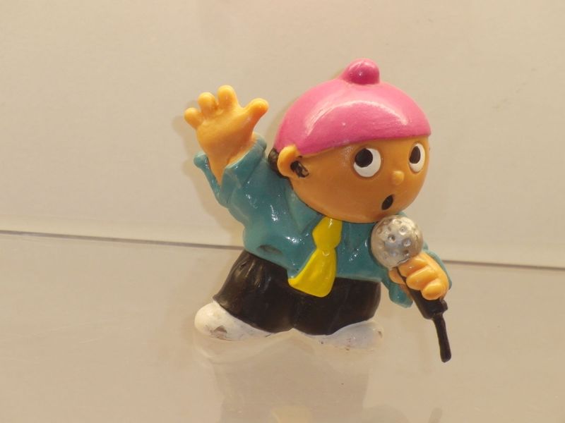Werbefiguren: ZDF: Mainzelmännchen: Bully 1989: Mainzel mit Mikrophon Werbefiguren: ZDF: Mainzelmännchen: Bully 1989: Mainzel mit Mikrophon