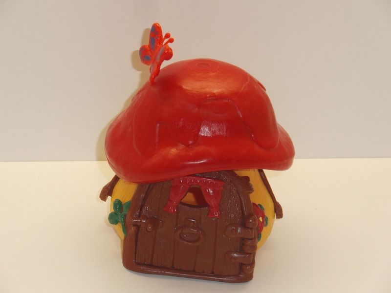 Schlumpfhaus klein Dach rot CE-Zeichen Schlumpfhaus klein Dach rot CE-Zeichen