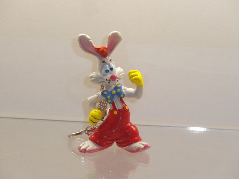 Disney's Roger Rabbit: Bully 1988: Roger Rabbit boxend als Schlüsselanhänger Disney's Roger Rabbit: Bully 1988: Roger Rabbit boxend als Schlüsselanhänger