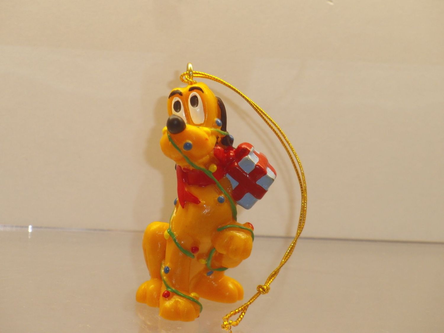 Disney: Pluto: Bullyland 90er Jahre: Pluto Weihnachten als Anhänger