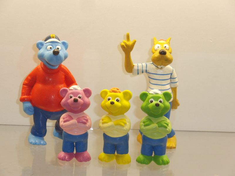 Käpt'n Blaubär: Ravensburger 1994: kompletter Satz mit 5 Figuren Käpt'n Blaubär: Ravensburger 1994: kompletter Satz mit 5 Figuren