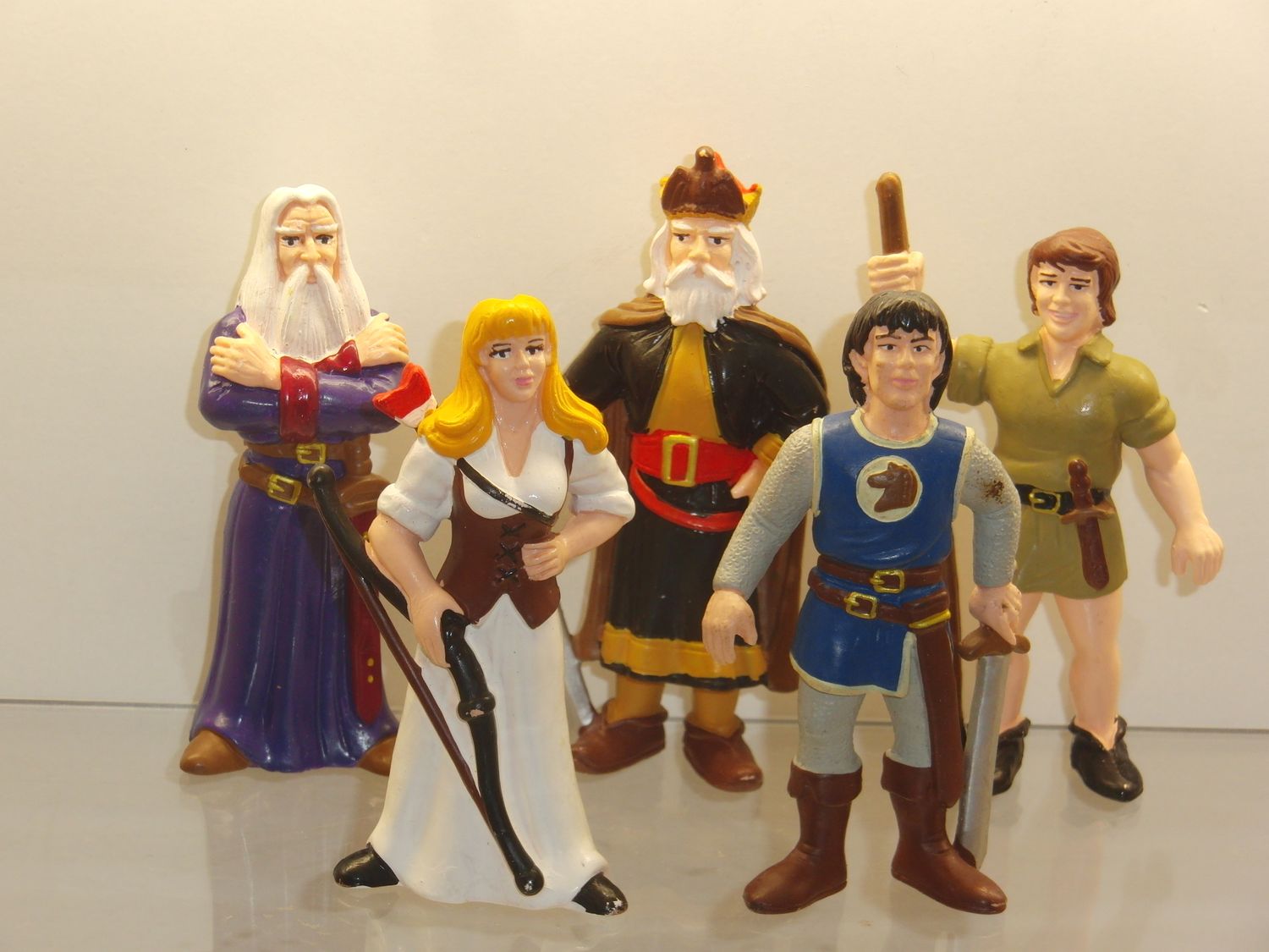 Prinz Eisenherz: Schleich 1993: kompletter Satz mit 5 Figuren