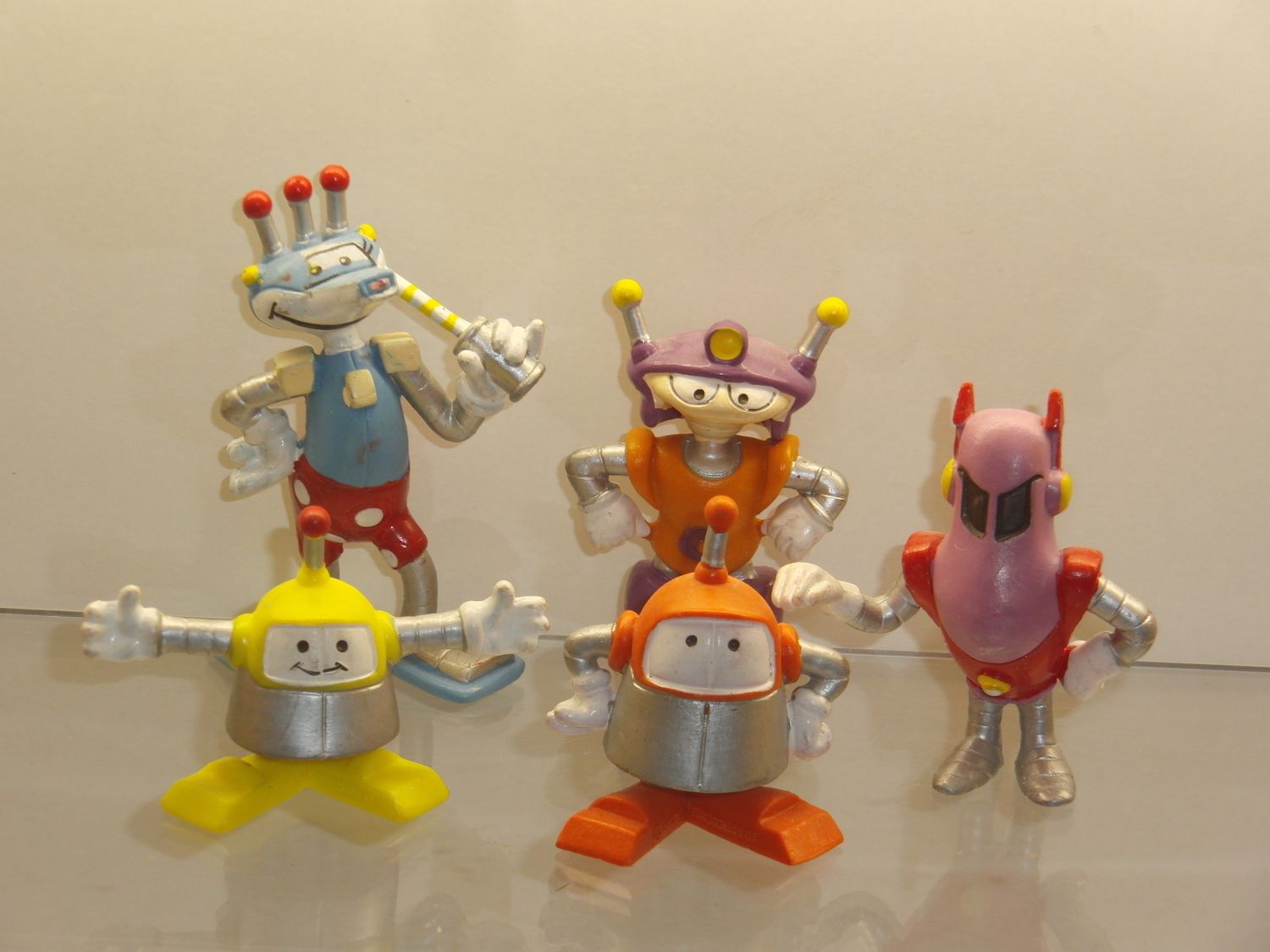 Robotins: Schleich 1985: kompletter Satz mit 5 Figuren