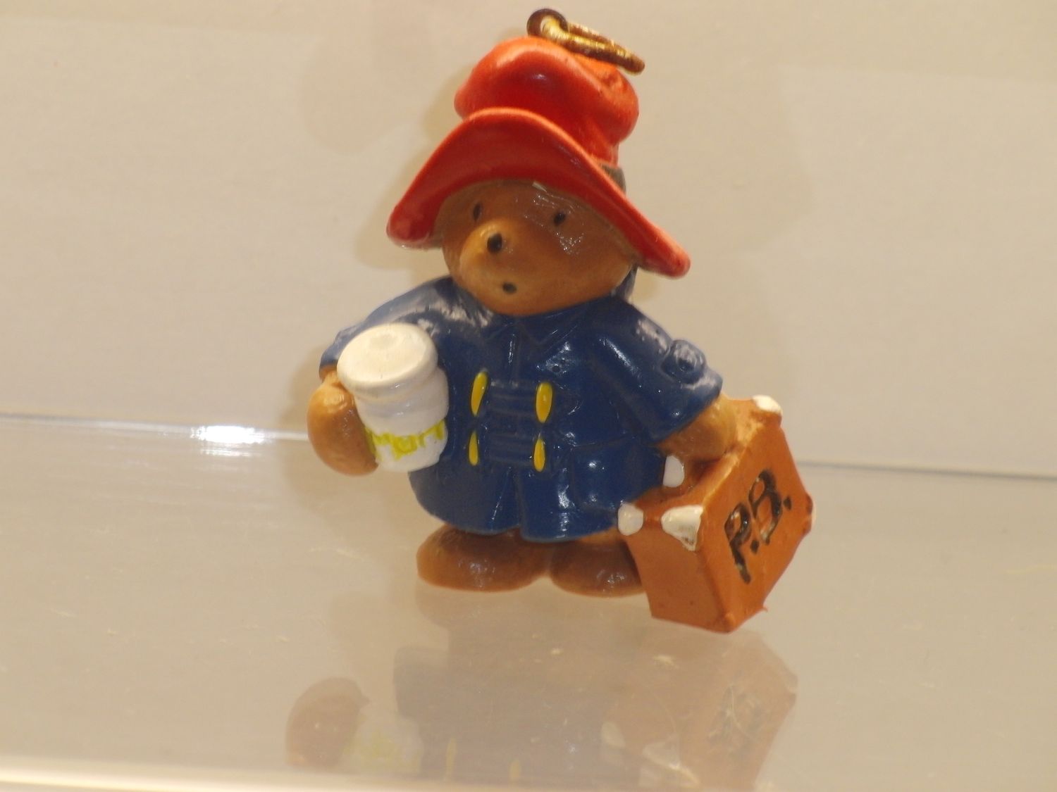 Paddington Bär: Schleich 1990: Paddington mit Koffer und Marmeladenglas