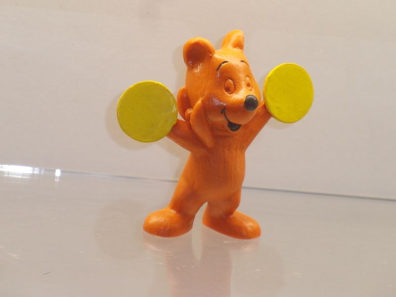 Haribo Goldbären: Schleich 80er Jahre: Goldbär mit Schellen (Augen unbemalt) Haribo Goldbären: Schleich 80er Jahre: Goldbär mit Schellen (Augen unbemalt)