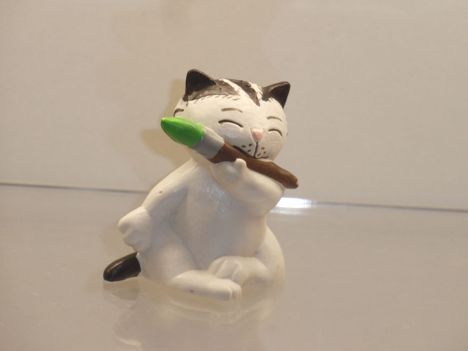 Kätzchen Jacob: Schleich 80er Jahre: Jakob mit Pinsel