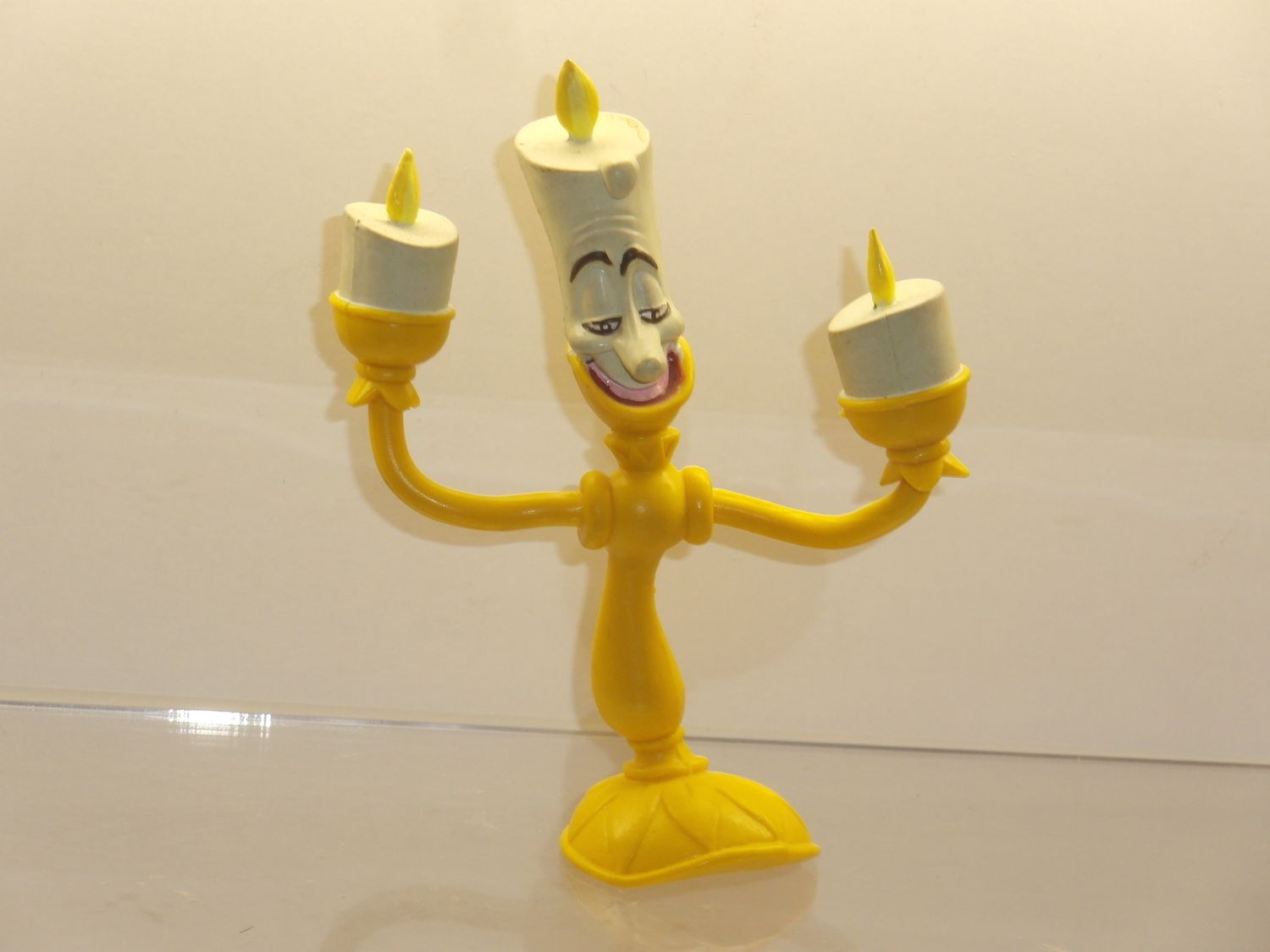 Disney's Schöne und das Biest:Just Toys: 90er Jahre: Lumiere Abendkleid als Biegefigur