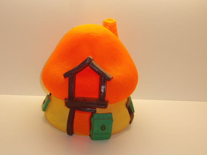 Schlumpfhaus groß 2-teilig: Bully 70er Jahre (Dach orange) Schlumpfhaus groß 2-teilig: Bully 70er Jahre (Dach orange)