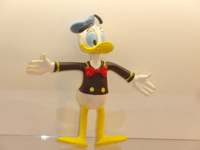 Disney Donald Duck:Comics Spain 1985: Donald als Biegefigur Disney Donald Duck:Comics Spain 1985: Donald als Biegefigur