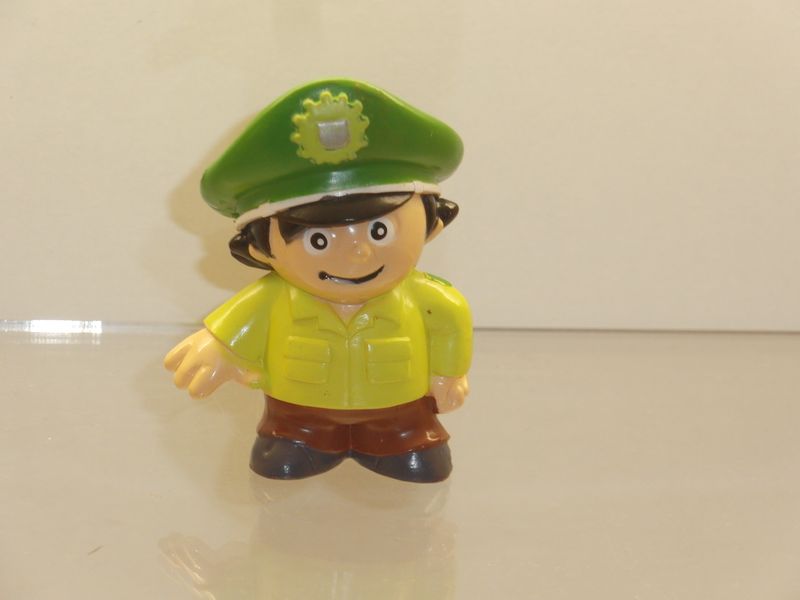 Werbefiguren: ZDF: Mainzelmännchen: P:os 2011: Mainzel als Polizist