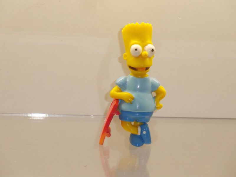 The Simpsons: 1994: Bart Simpson mit Skateboard The Simpsons: 1994: Bart Simpson mit Skateboard