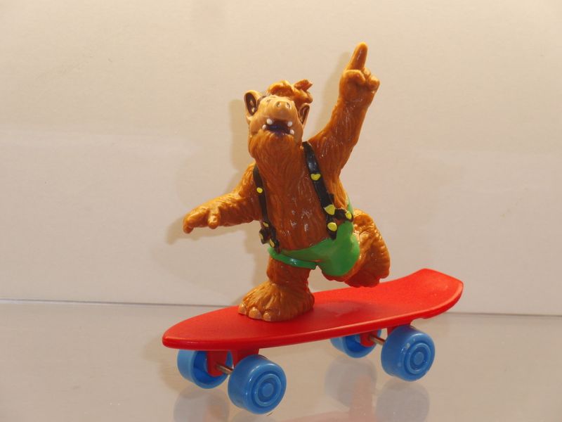 Alf: Bully 1988: Alf auf Skateboard Alf: Bully 1988: Alf auf Skateboard