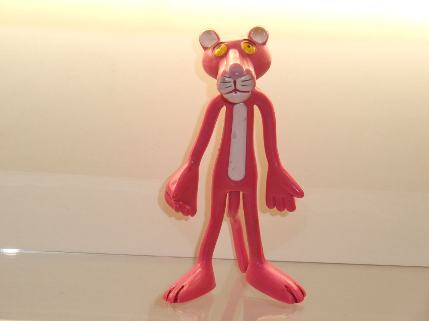 Paulchen Panther: Mühleck 1997: Paulchen als Biegefigur Paulchen Panther: Mühleck 1997: Paulchen als Biegefigur