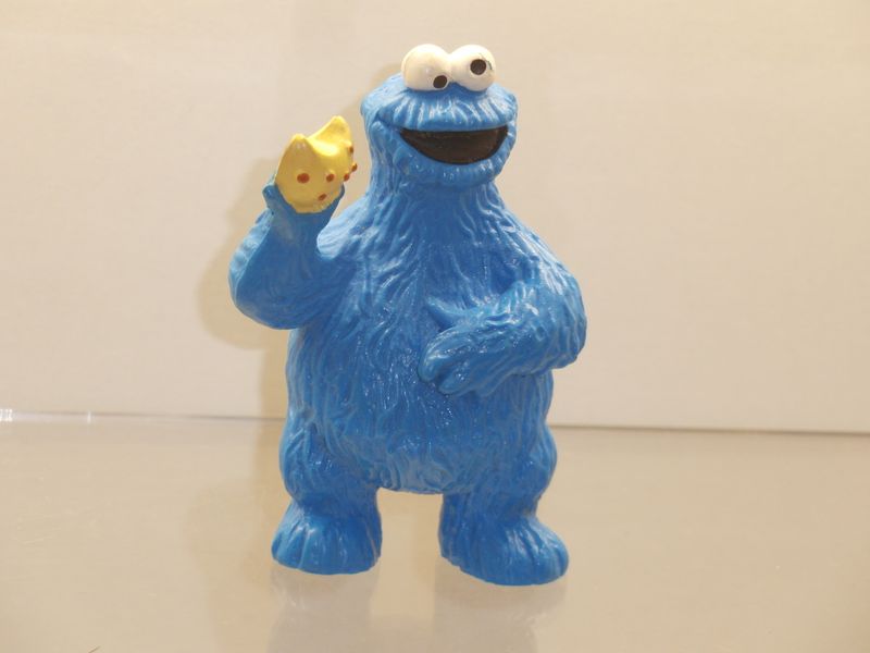 Sesamstraße: Bullyland 1997: Krümelmonster (Schlüsselanhänger, ohne Schlüsselkette)